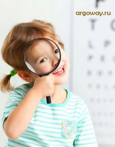 Зрение у ребенка